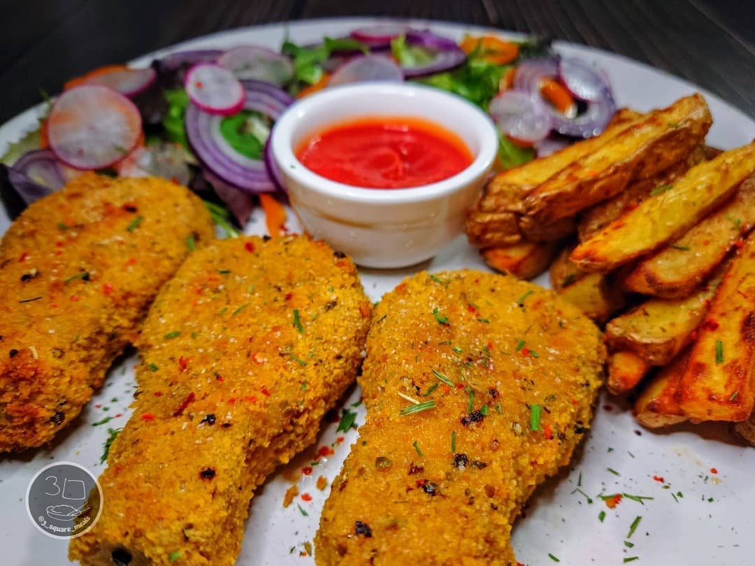 Vegetarian Drummers with Chips