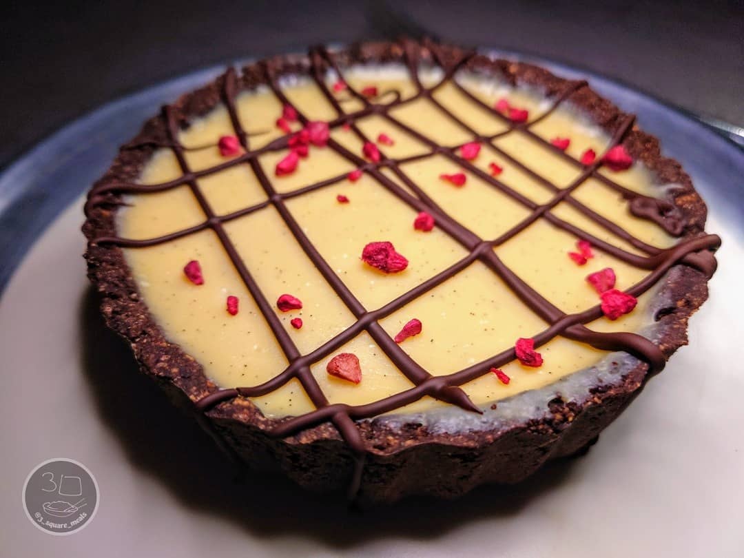 Decadent Chocolate Raspberry Tart Creation