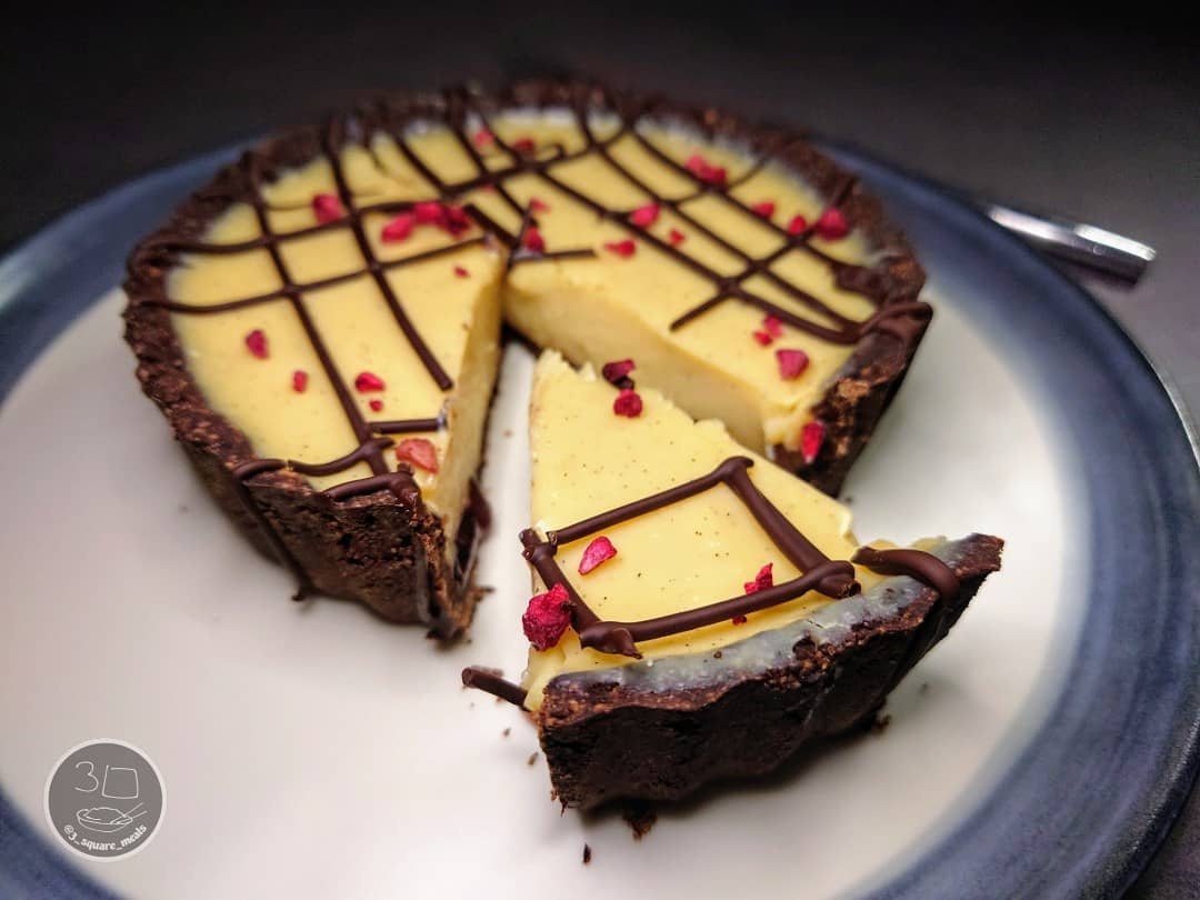 Decadent Chocolate Raspberry Tart Creation