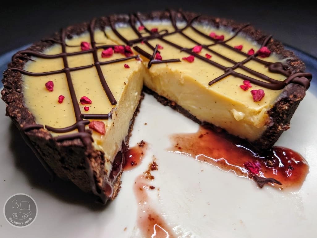 Decadent Chocolate Raspberry Tart Creation