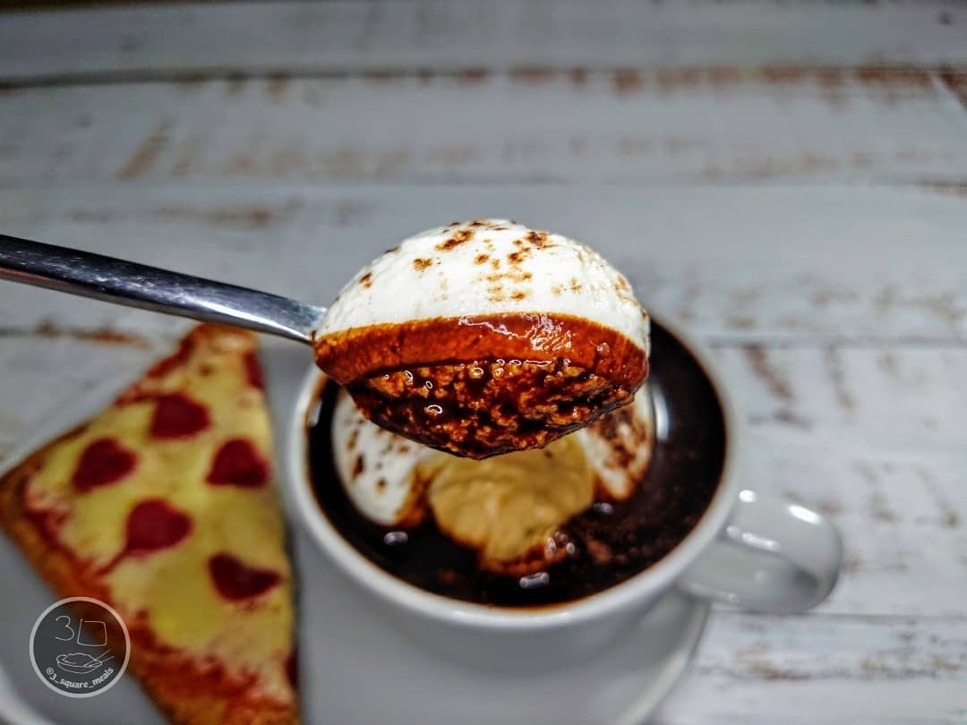 Pizza Toast and Cappuccino Cheesecake