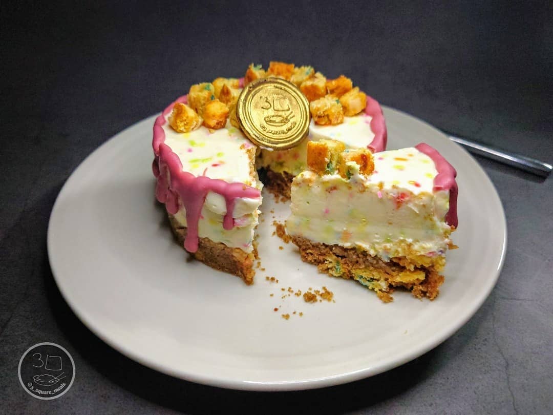 Birthday Cake Flavored Cheesecake