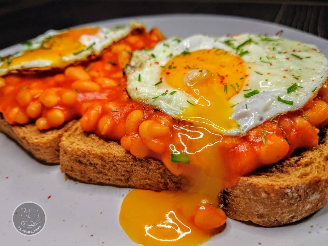 Eggs and Beans on Toast