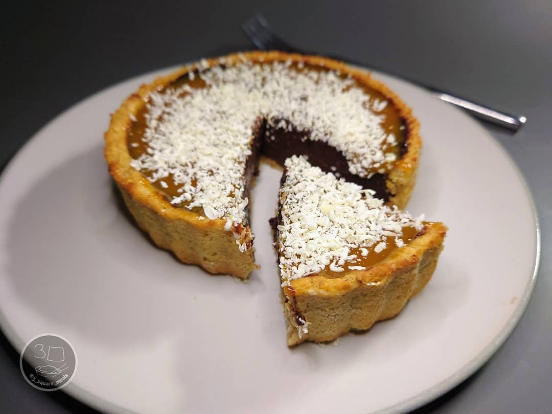 Chocolate and Caramel Tart