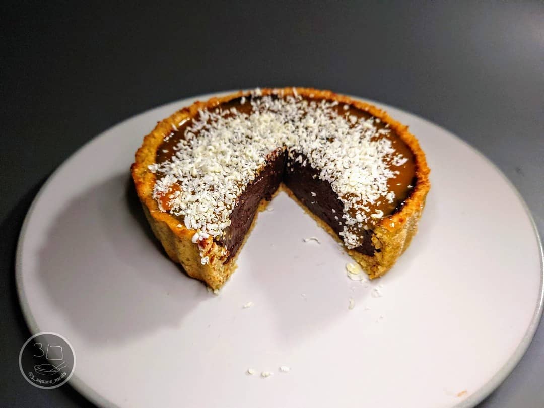 Chocolate and Caramel Tart