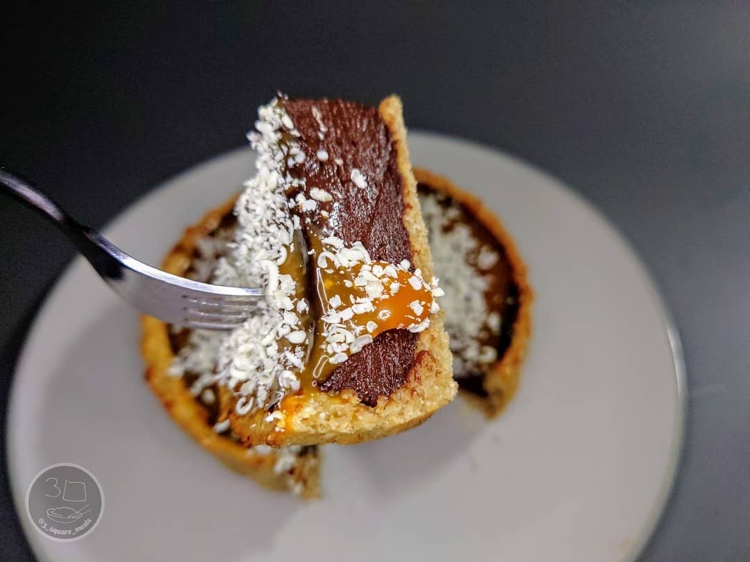 Chocolate and Caramel Tart