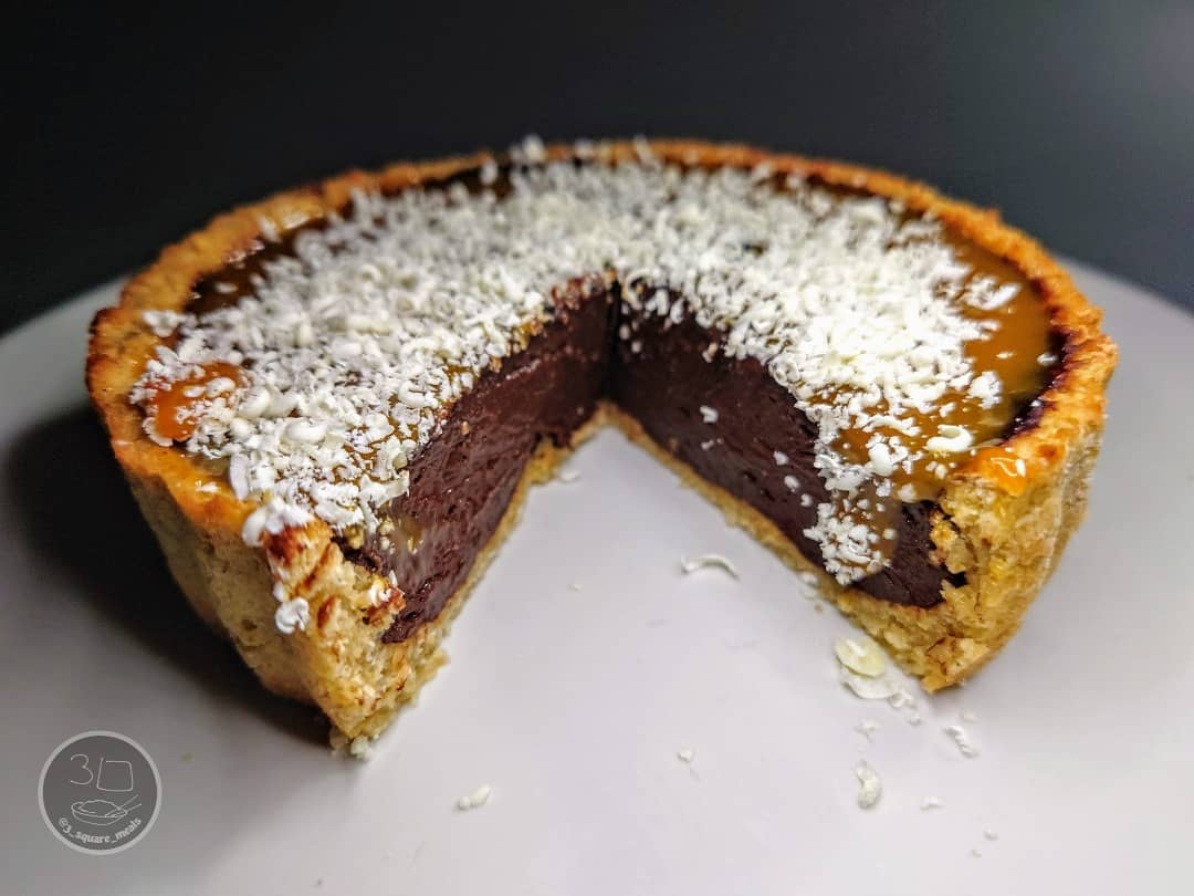 Chocolate and Caramel Tart