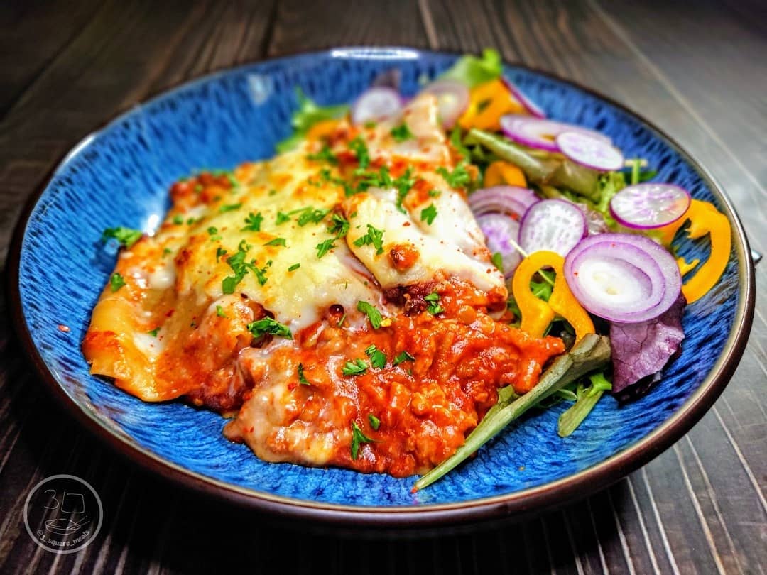 Smoky Vegetarian Cannelloni with Cheese Sauce