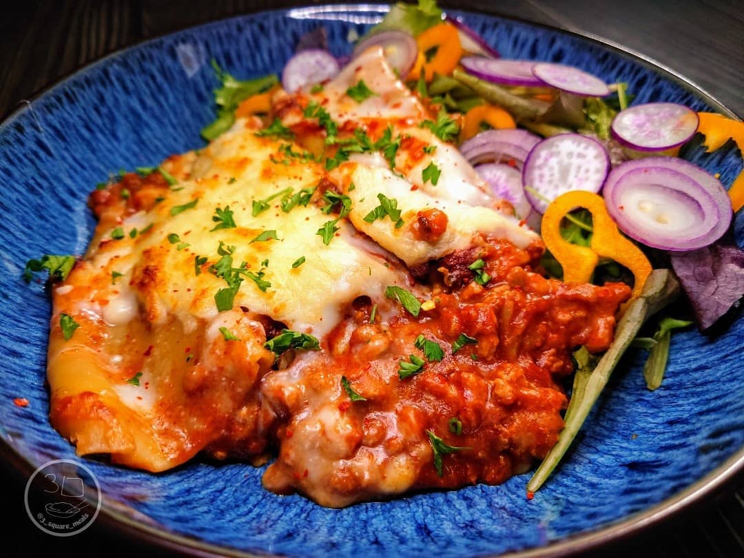 Smoky Vegetarian Cannelloni with Cheese Sauce