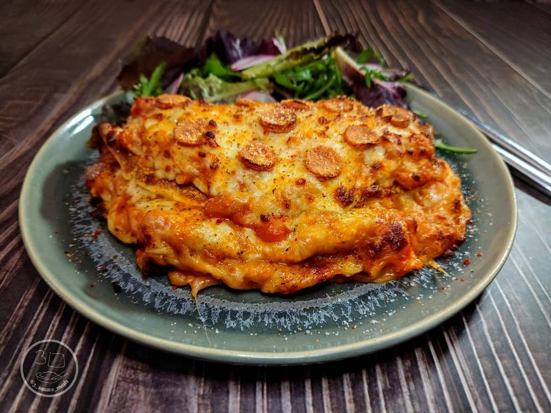 Cheesy Baked Beans Omelette