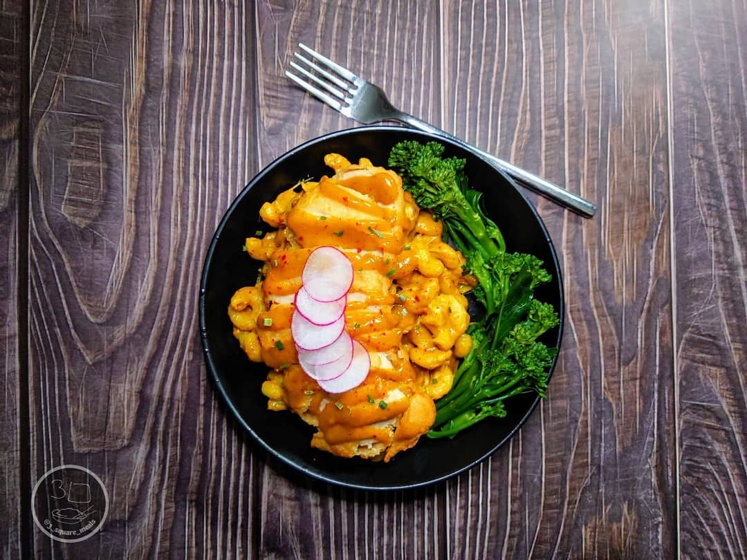 Delicious Katsu Mac and Cheese