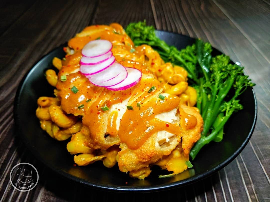 Delicious Katsu Mac and Cheese
