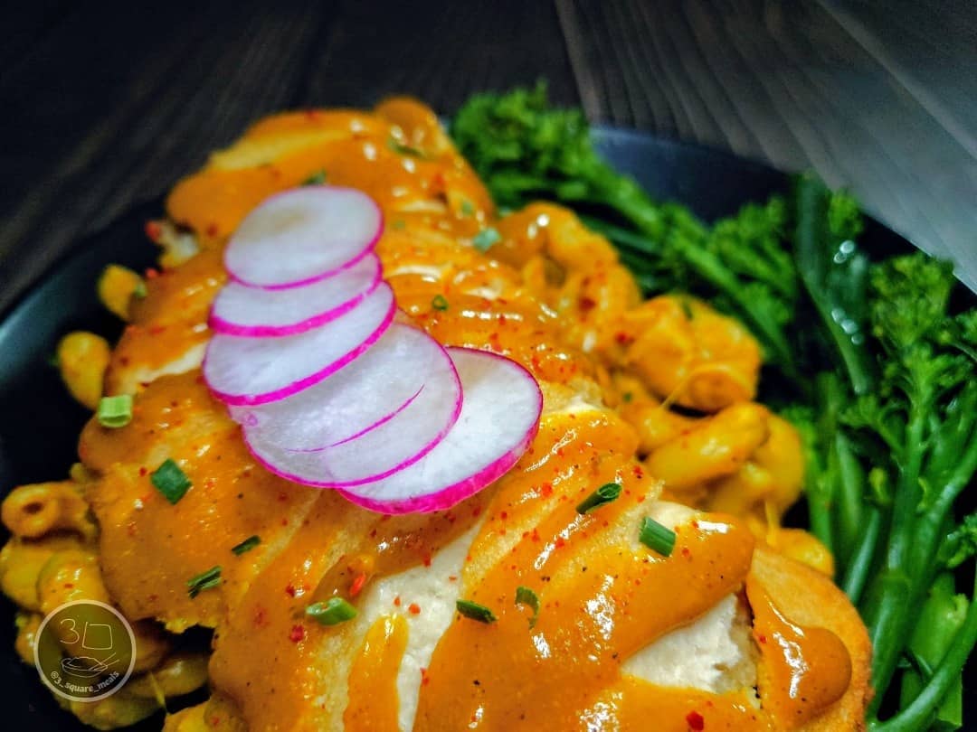 Delicious Katsu Mac and Cheese