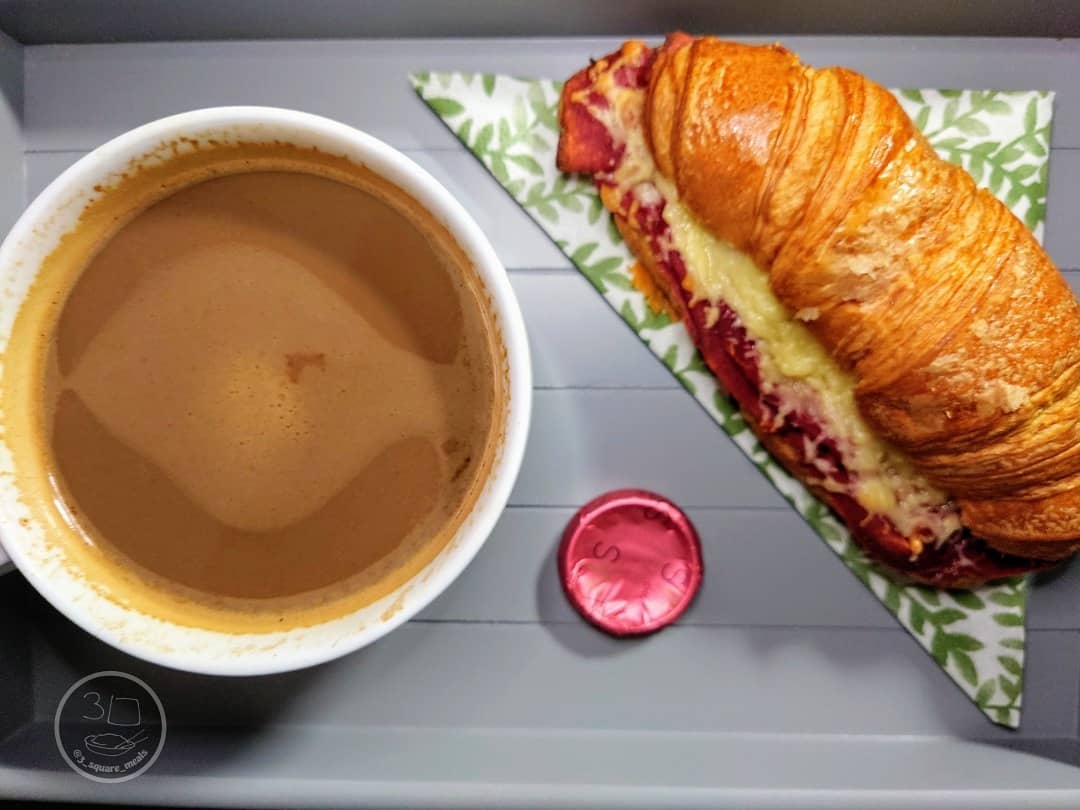 Pastrami and Cheese Croissant