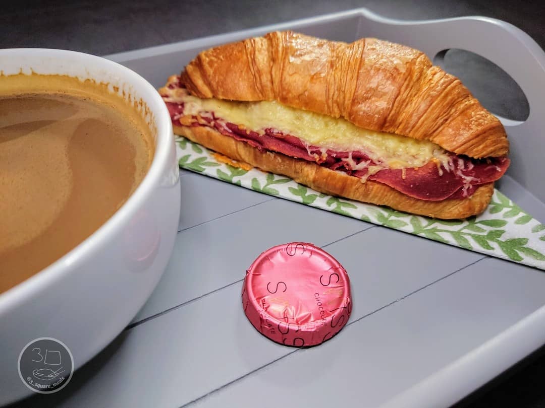 Pastrami and Cheese Croissant