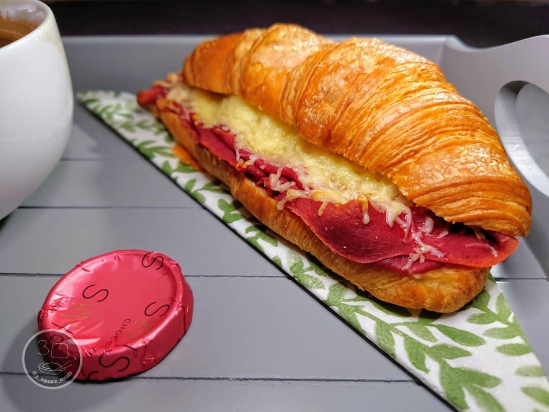 Pastrami and Cheese Croissant