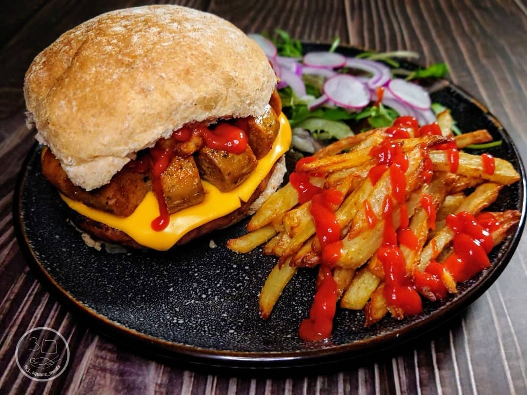 Bender in a Bun Mega Burger