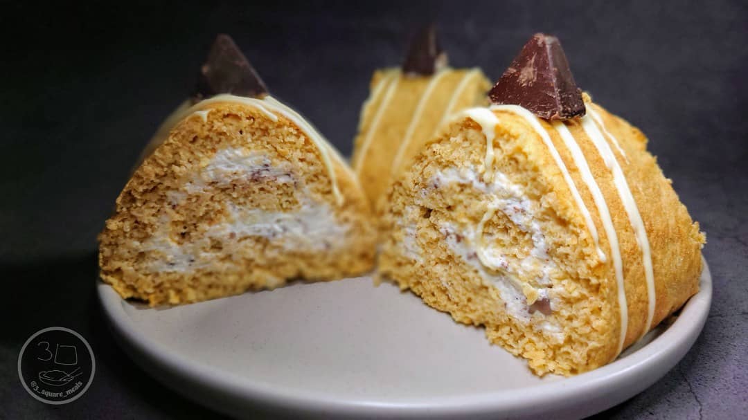 Toblerone Baked Oats Roll