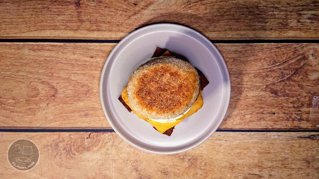 Vegetarian Egg and Sausage Muffin