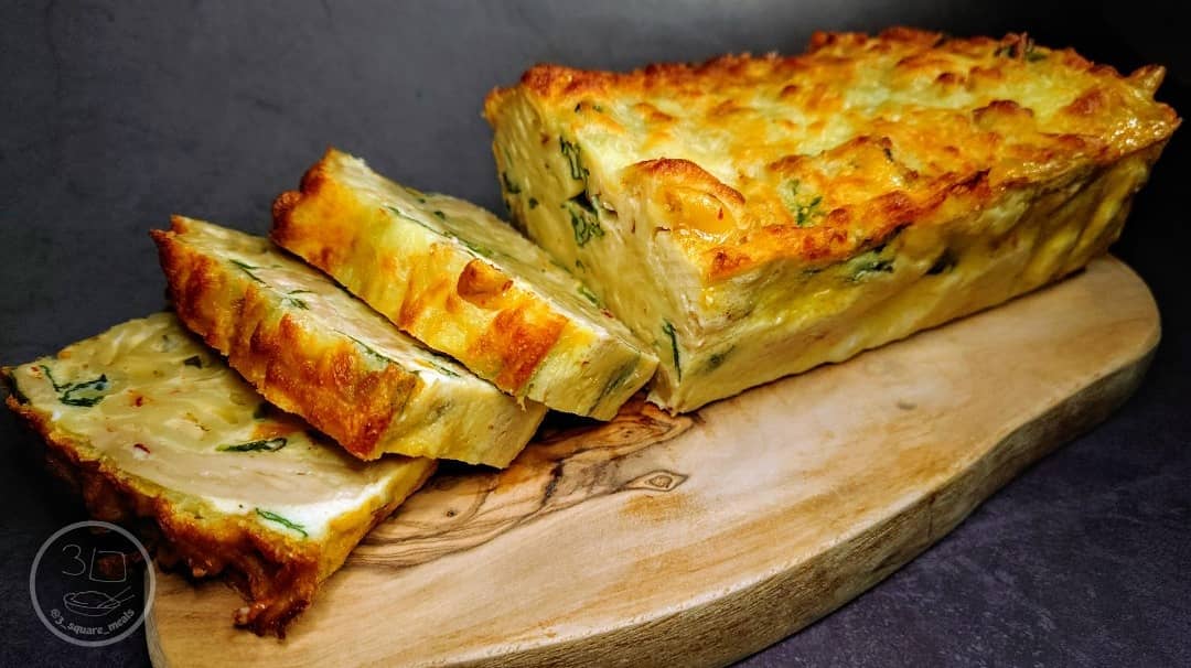 Pasta Frittata with Cheese and Vegetables