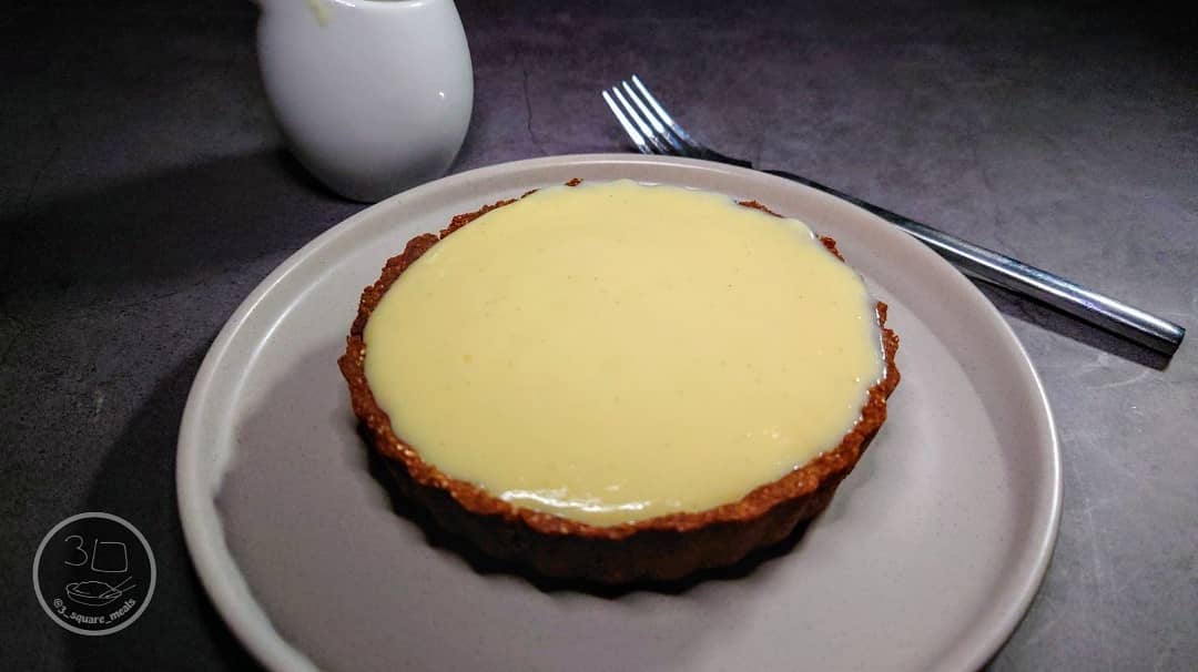 Lemon Bakewell and Custard Breakfast Tart