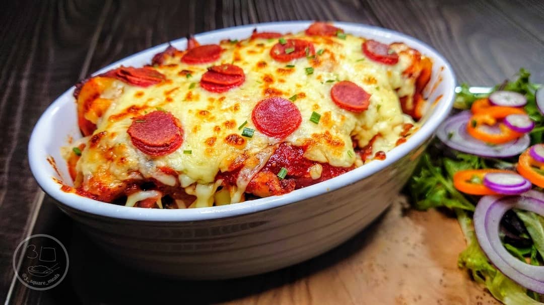 Vegetarian Hunter's Pasta Bake