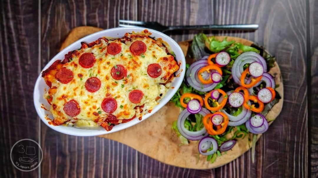 Vegetarian Hunter's Pasta Bake