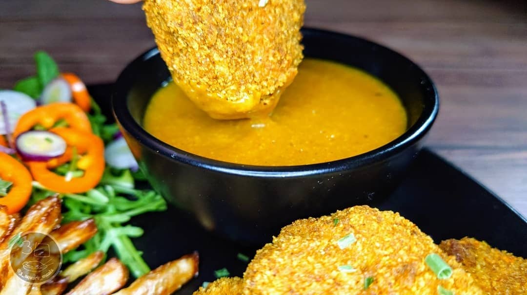 Vegetarian Katsu Nuggets and Fries
