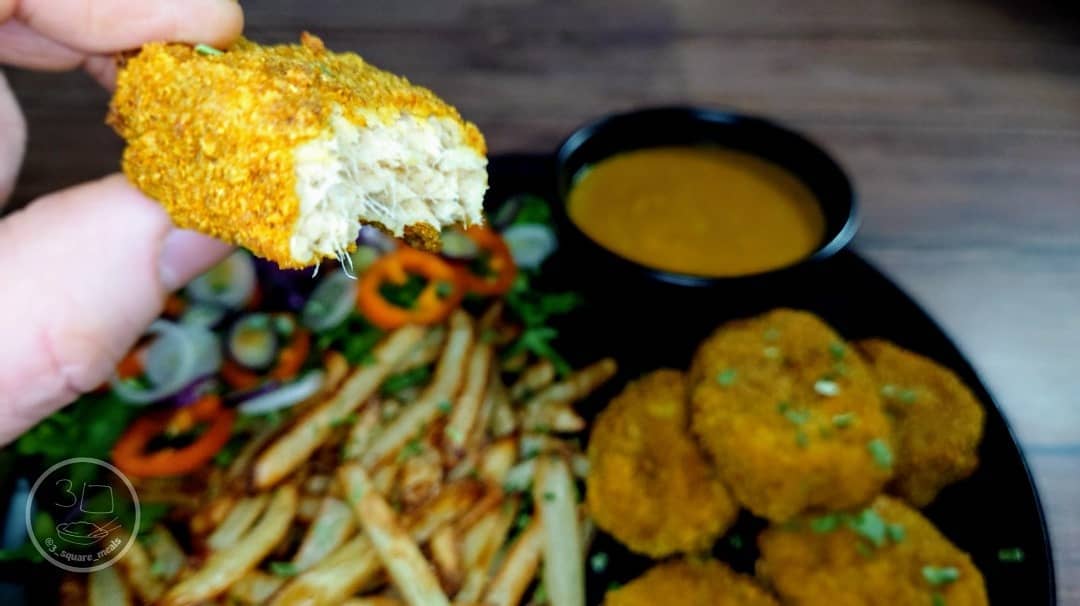 Vegetarian Katsu Nuggets and Fries