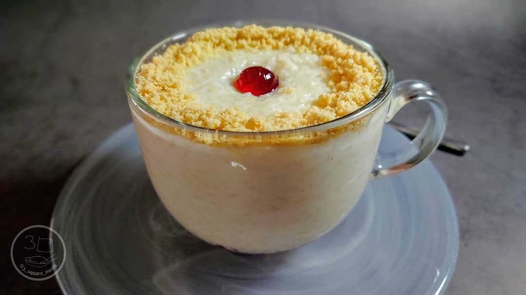 Cherry Bakewell Rice Pudding