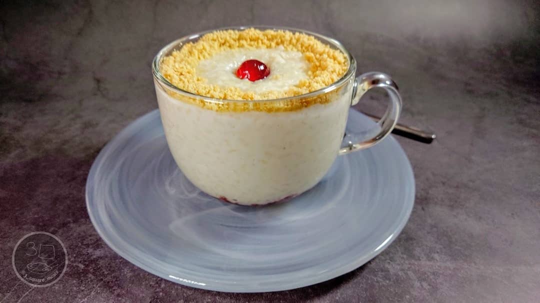 Cherry Bakewell Rice Pudding