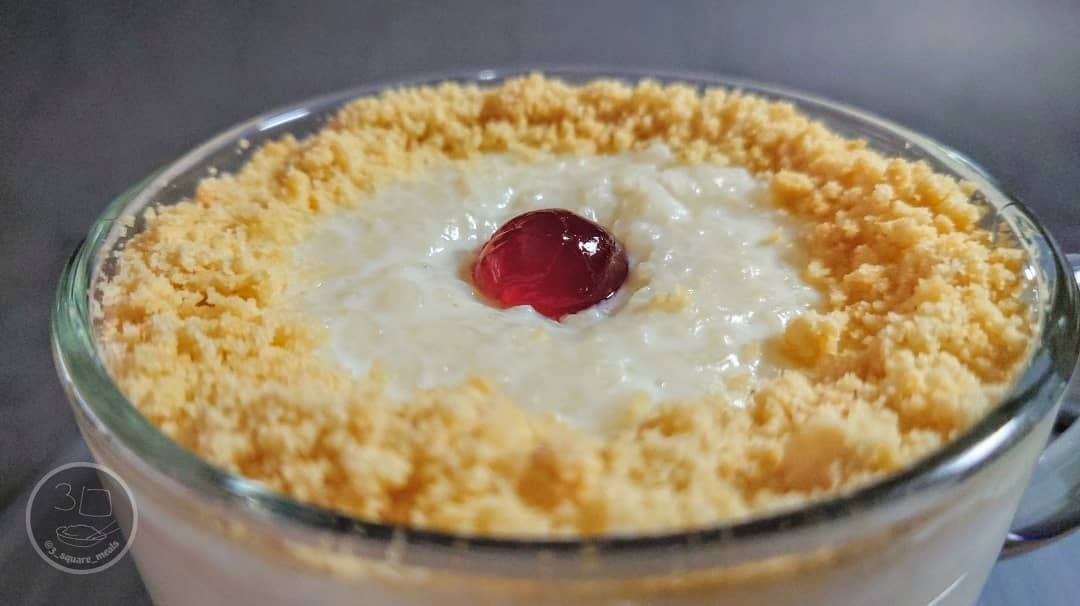 Cherry Bakewell Rice Pudding