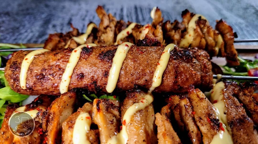 Shawarma Spiced Vegetarian Skewers