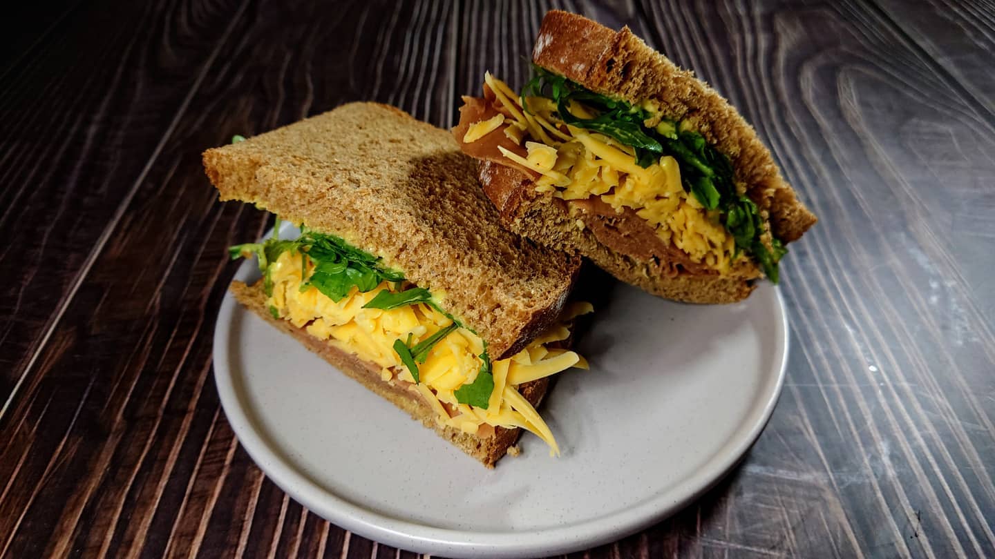 Vegetarian Mustard Mayo Sandwich