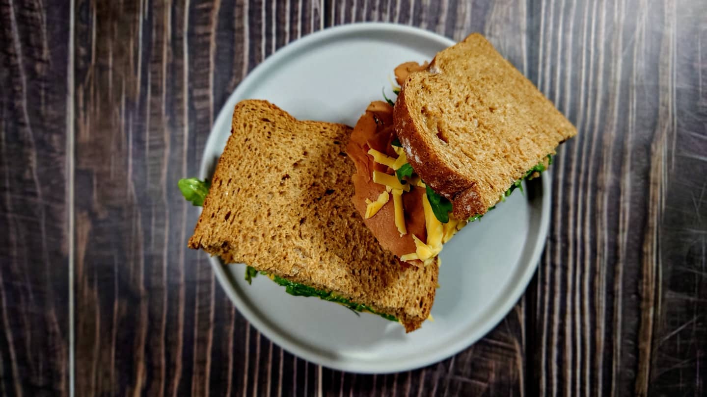 Vegetarian Mustard Mayo Sandwich