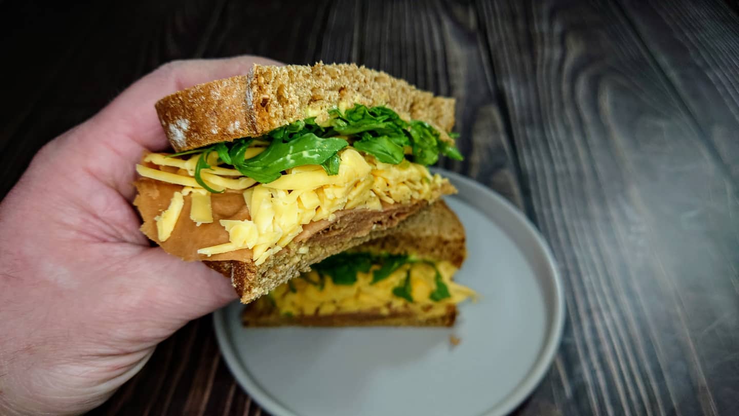 Vegetarian Mustard Mayo Sandwich