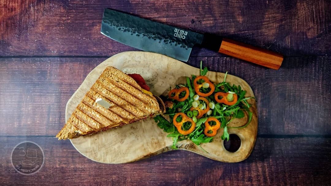Sausage and Pastrami Toastie