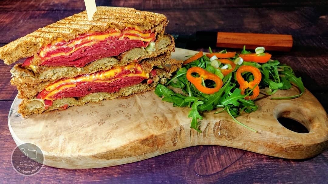 Sausage and Pastrami Toastie