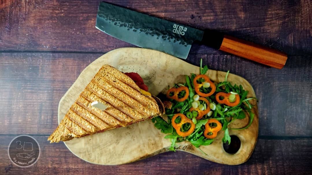Sausage and Pastrami Toastie