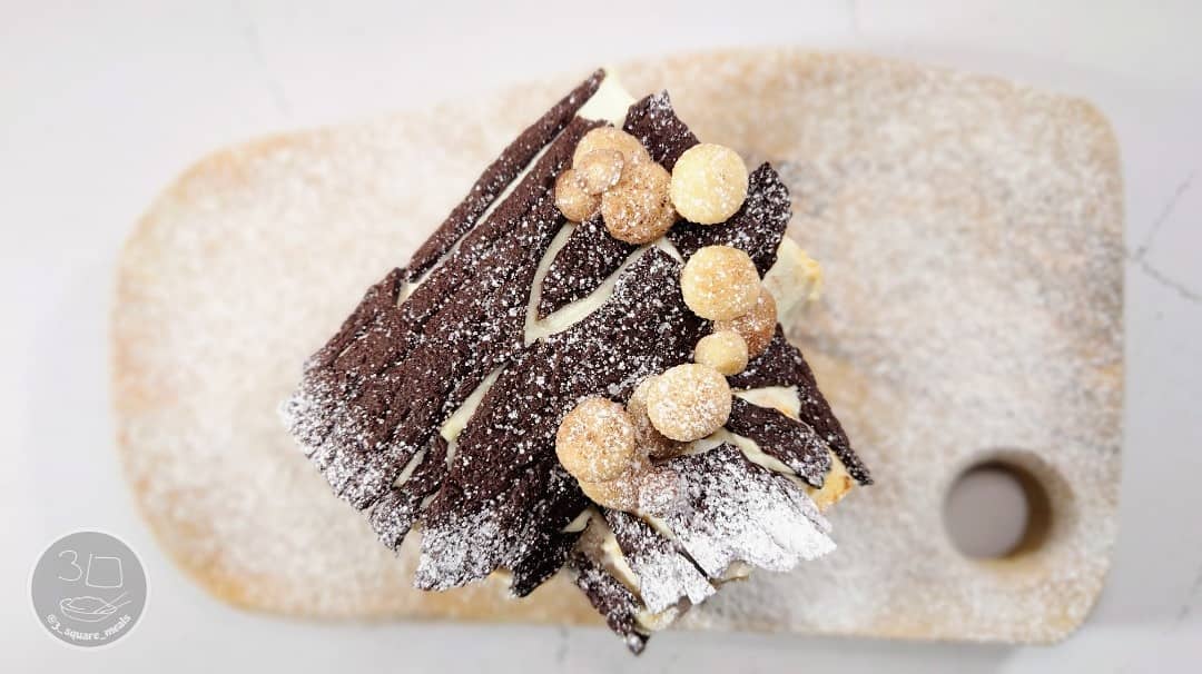 White Forest Yule Log