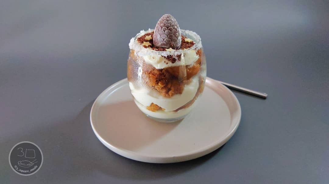 Festive Baked Oats Tiramisu