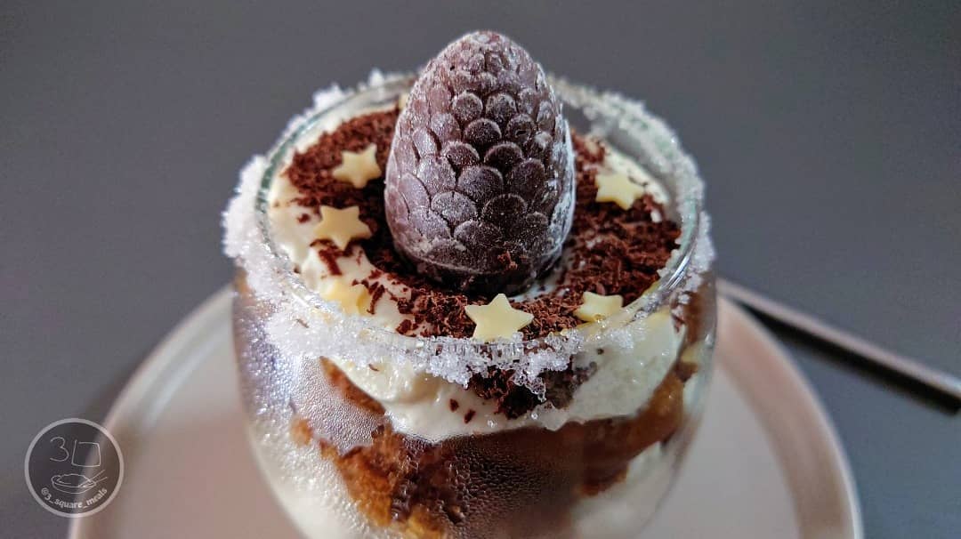 Festive Baked Oats Tiramisu