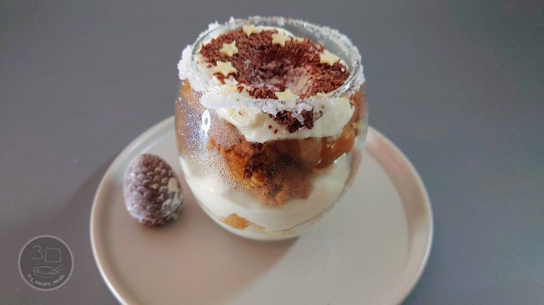 Festive Baked Oats Tiramisu