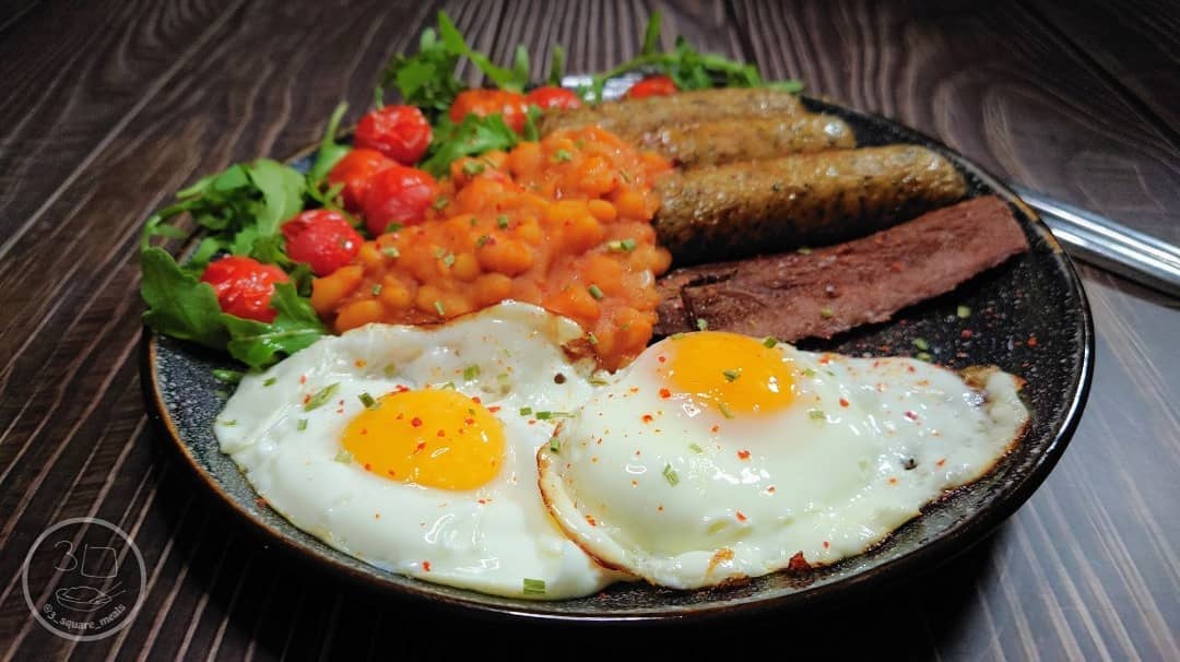 Vegetarian Air Fryer Breakfast