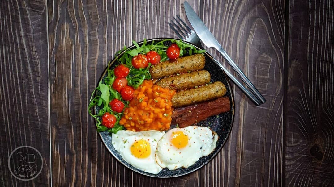 Vegetarian Air Fryer Breakfast