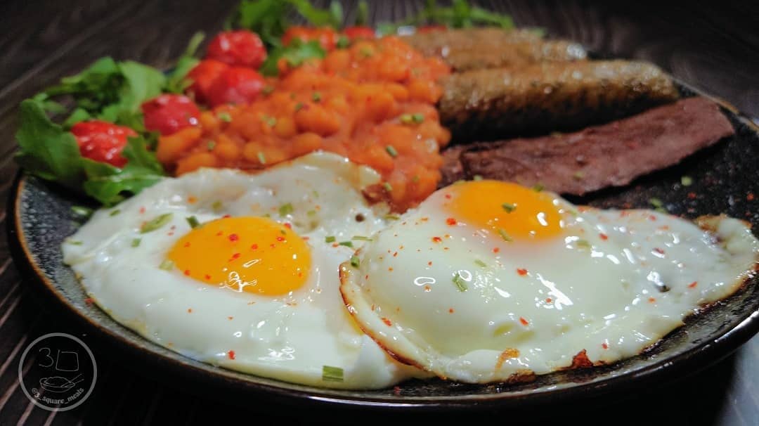 Vegetarian Air Fryer Breakfast