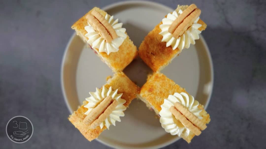 Delicious Jammy Dodger Swiss Roll