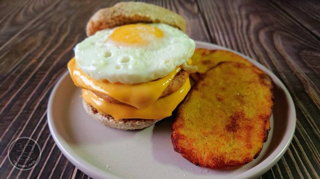 Double Sausage and Egg Mcmuffin Fakeaway