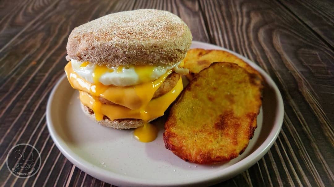 Double Sausage and Egg Mcmuffin Fakeaway