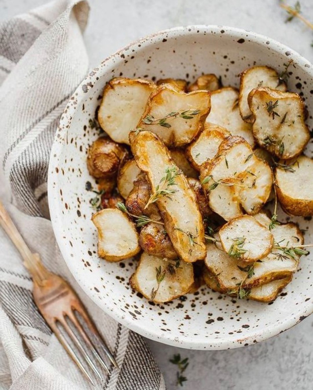 Roasted Sunchokes with Garlic and Rosemary